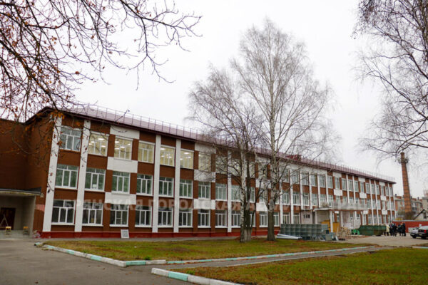 В школе номер 52 Брянска в самом разгаре капитальный ремонт