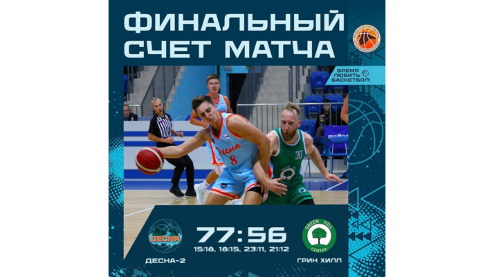 Брянская «Десна-2» завоевала бронзовые медали Чемпионата ЦФО по баскетболу