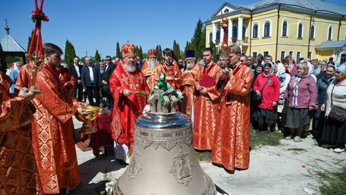 На Брянщине Никольский собор Николо-Одрина монастыря обрел новый колокол