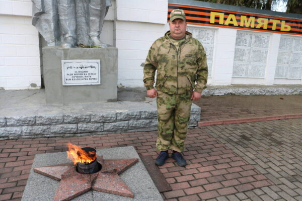 Стародубчанин Виталий Гришеньков с первых дней принимает участие в спецоперации