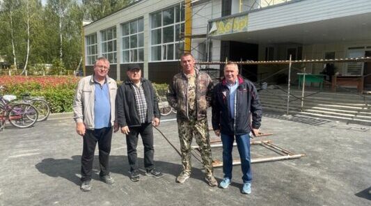 Капремонт Дубровской СОШ № 2 подходит к завершению