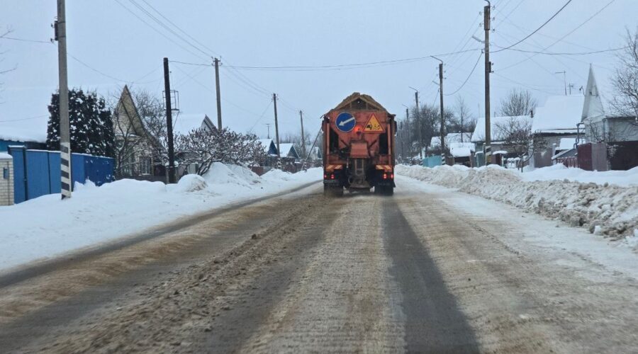На Брянщине ведут борьбу с последствиями снегопада