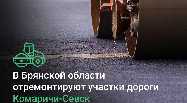 На Брянщине отремонтируют участки дороги Комаричи-Севск по нацпроекту