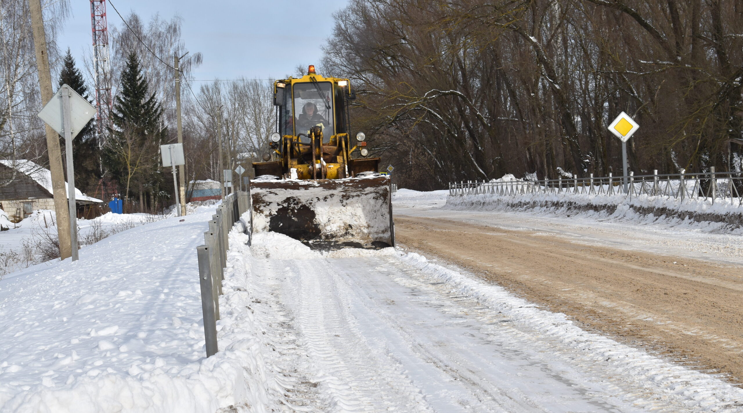 В Жирятинском районе готовятся к новой волне снежной стихии
