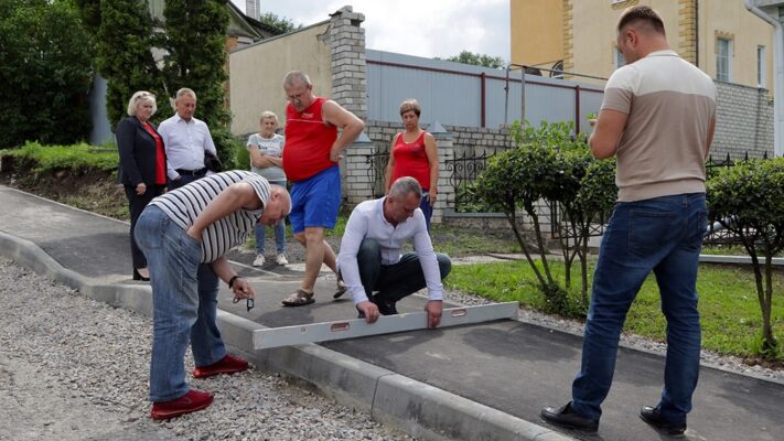 В Брянске по нацпроекту продолжается ремонт 1-го Городищенского переулка