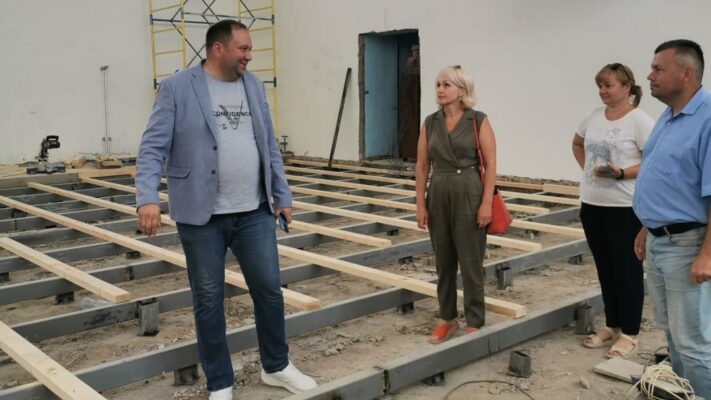 Капремонт Дубровской спортивной школы ведется по графику