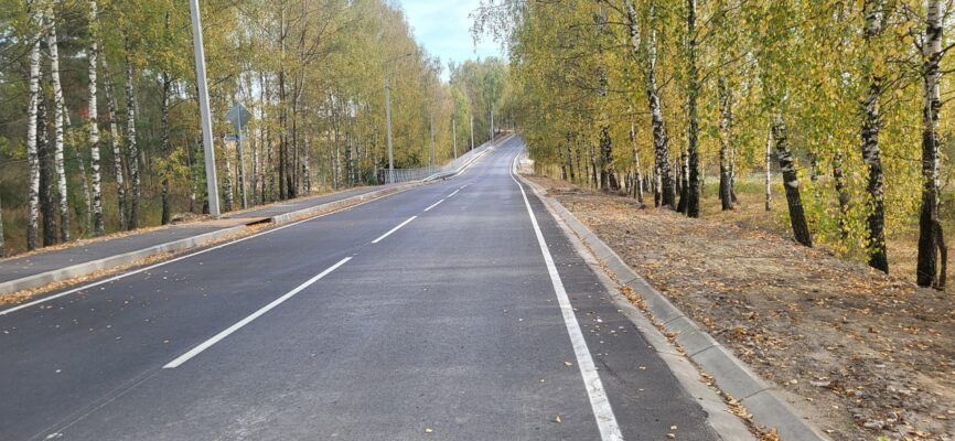 В Брянской области провели ремонт участка автодороги «Брянск-Новозыбков»-Кокино-Скуратово