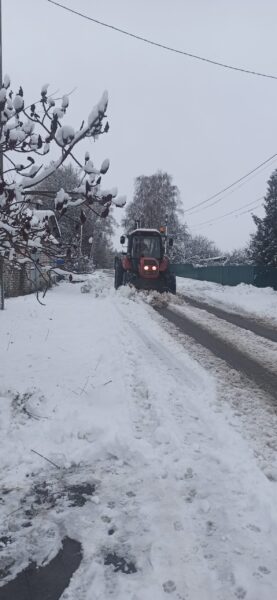 В Жирятинском районе оперативно ведется очистка дорог