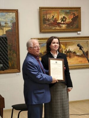 В Брянске открылась выставка уроженца Жирятинского района заслуженного художника РФ Михаила Решетнёва