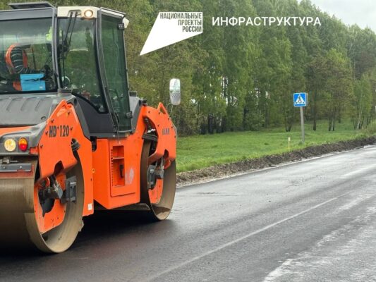 В Суземском районе Брянщины ведётся ремонт участка автодороги Суземка-Трубчевск
