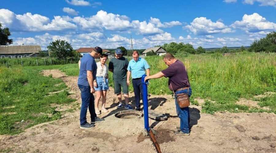 В брянском поселке Радогощь завершается ремонт водопровода
