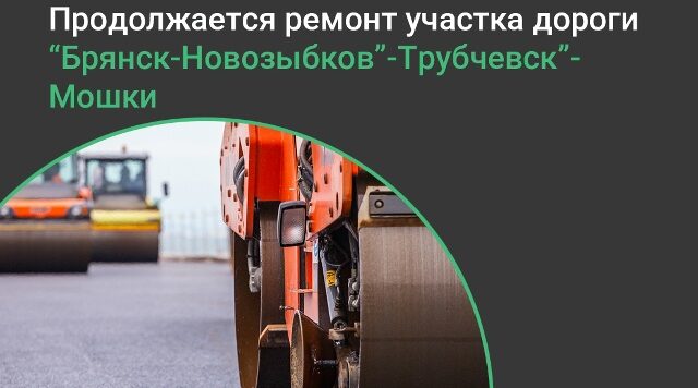 По нацпроекту ремонтируют участок автодороги «Брянск-Новозыбков» — Трубчевск» — Мошки