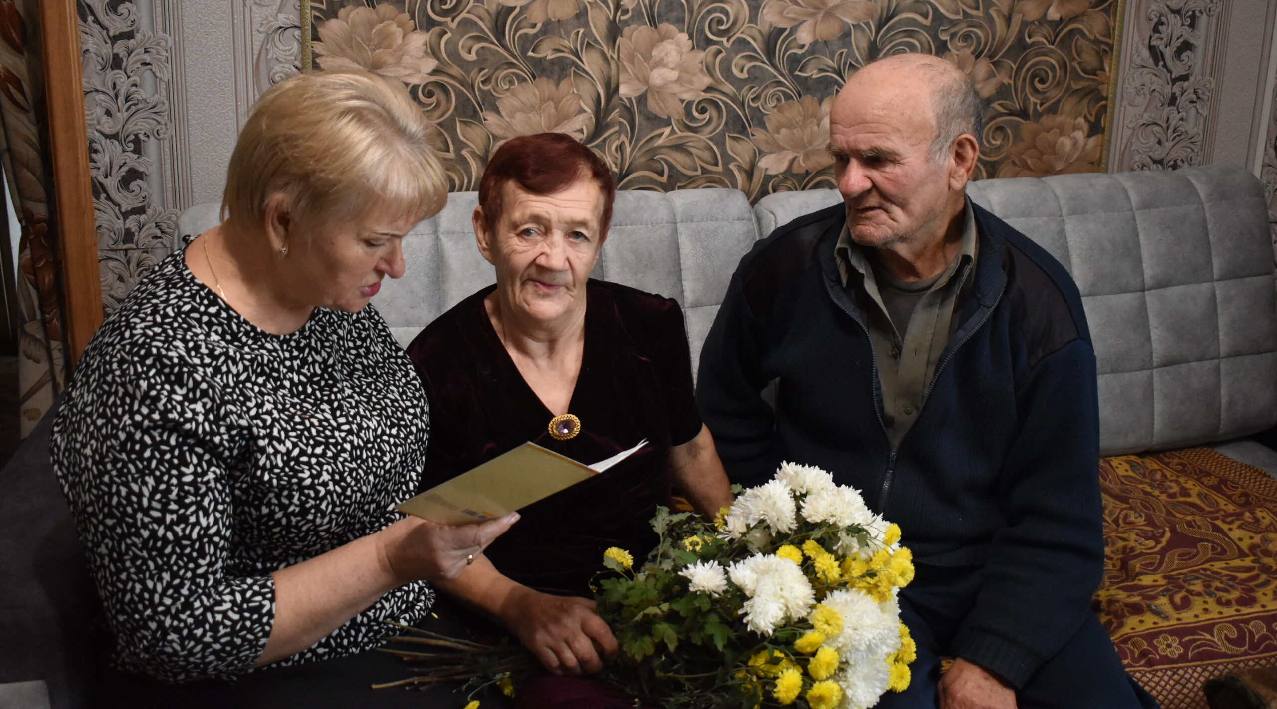 Супруги Болховские из Жирятинского района отметили золотую свадьбу