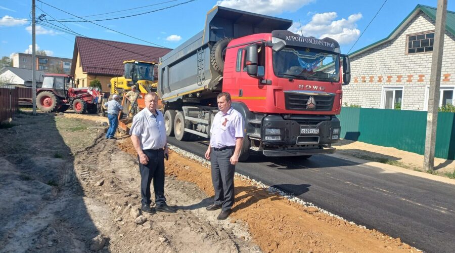 В брянской Жуковке капитально отремонтирована улица Садовая