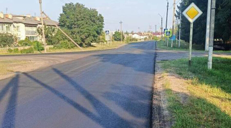 В Суземке обновляют дорогу по переулку Первомайскому